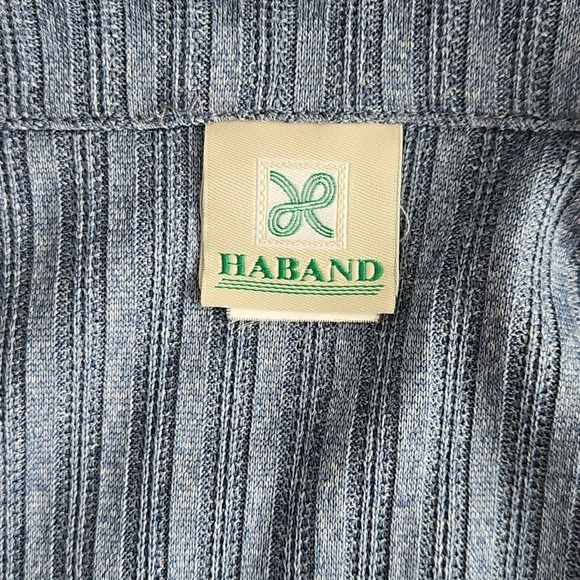 Haband Full Zip Men's Jacket Size Large Gray Y2K Style 129 Made in Switzerland - Picture 4 of 15